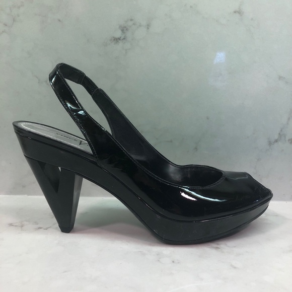 Vince Camuto Shoes - Vince Camuto Black Patent Leather Heels